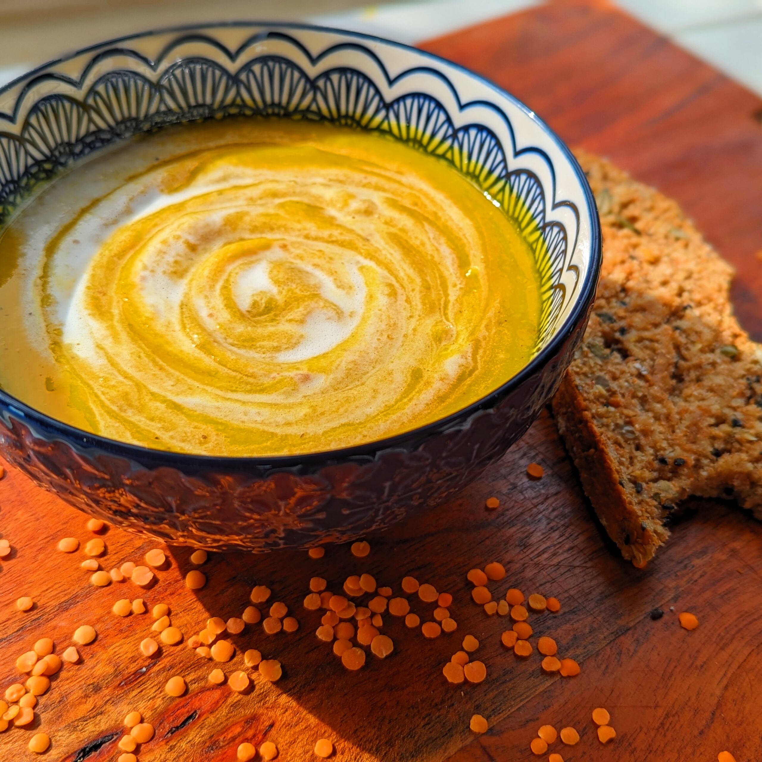 Hearty Lentil and Squash Soup