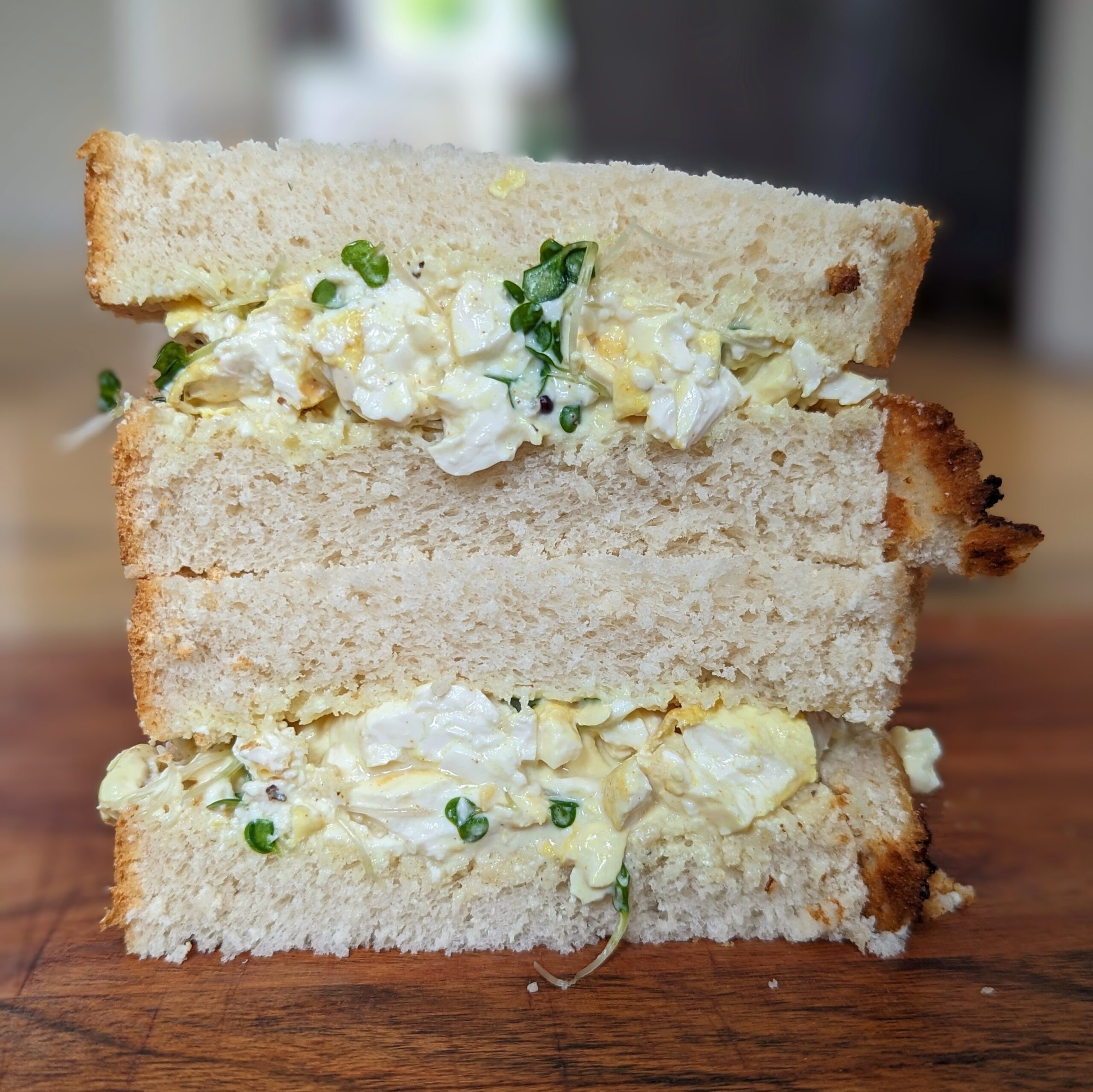 Amazing High Protein Vegan Egg Salad (only 4 ingredients!)