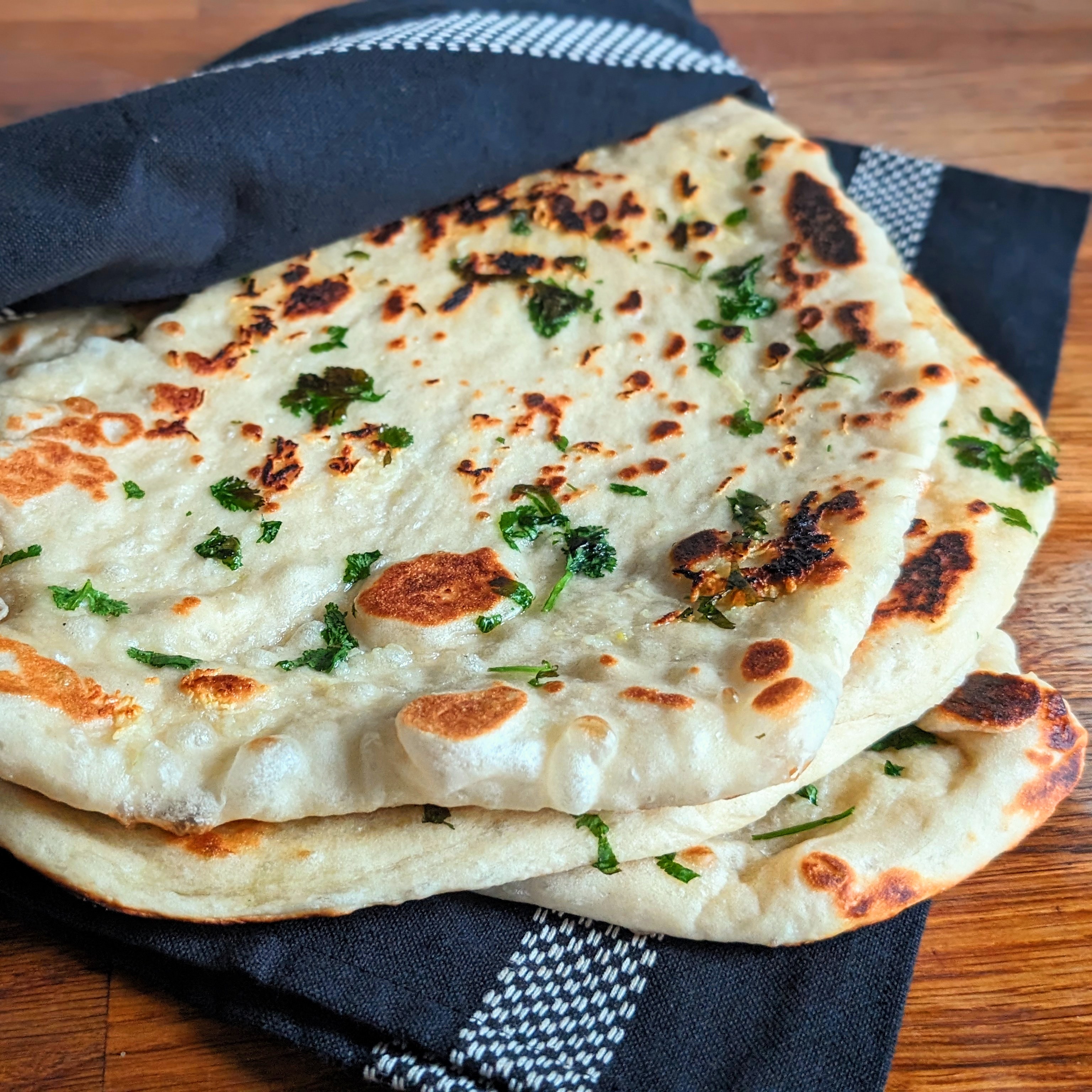 The Best Vegan Naan Bread | Vegan Garlic Naan