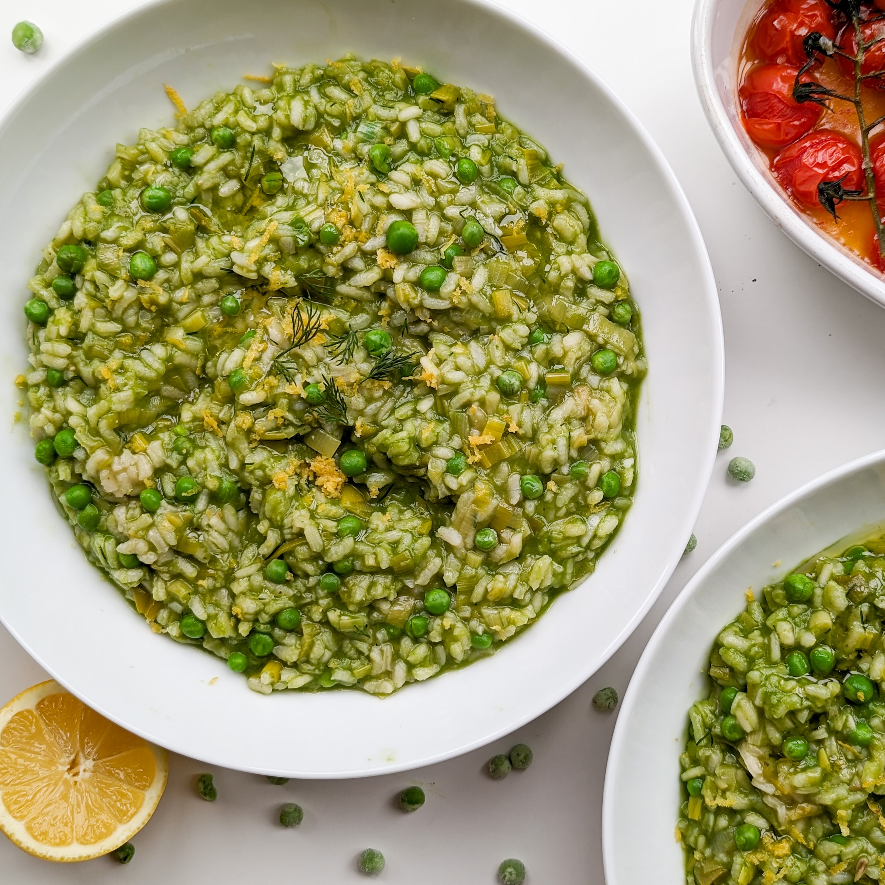 Pea Risotto | Healthy Plant Based Recipes